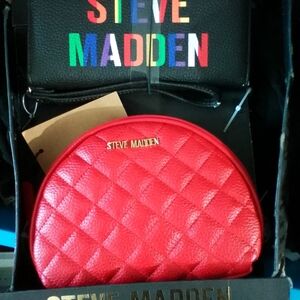 NIB STEVE MADDEN 2 PC Wallet/Cosmetic Gift Set BRAND NEW